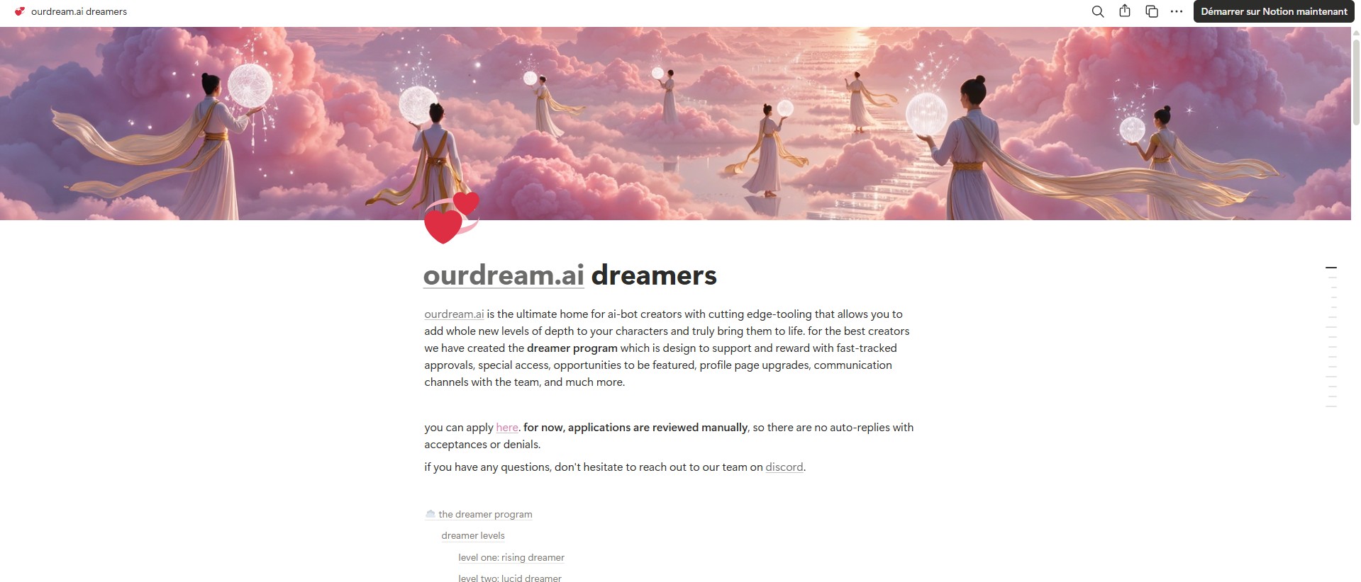 Reseña OurDream AI — programa Dreamers creadores