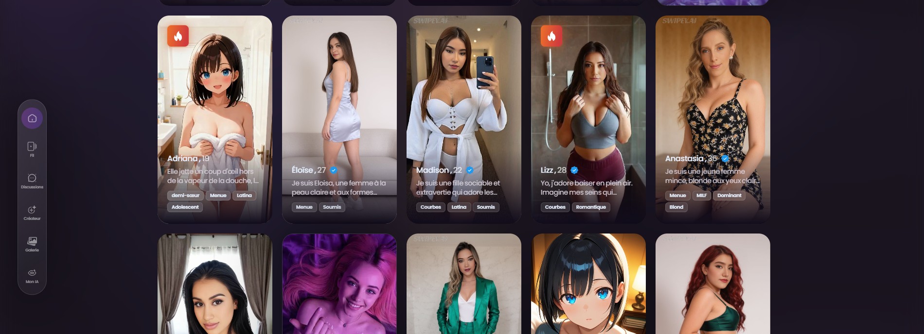 Galería personajes Swipey