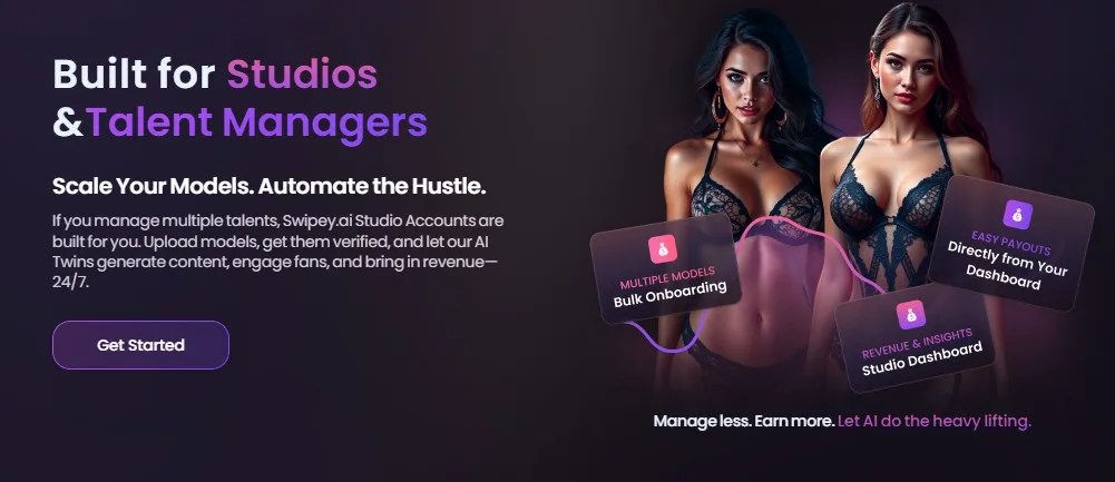 Swipey Verified Model — Studio bulk onboarding para gestores de talentos
